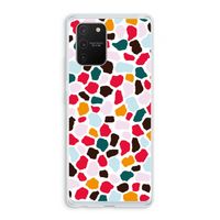 Colored Giraffe: Samsung Galaxy S10 Lite Transparant Hoesje