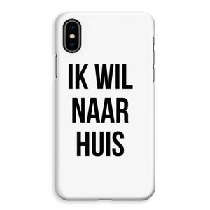 Ik wil naar huis: iPhone XS Max Volledig Geprint Hoesje