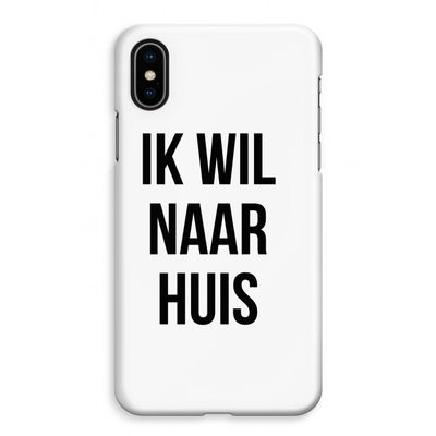 Ik wil naar huis: iPhone XS Max Volledig Geprint Hoesje
