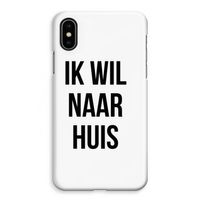 Ik wil naar huis: iPhone XS Max Volledig Geprint Hoesje