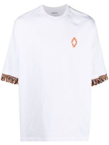 Marcelo Burlon County of Milan t-shirt à franges - Blanc