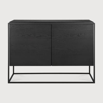 Ethnicraft Dressoir 'Monolit' Gevernist Eikenhout, 110cm, kleur Zwart