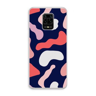 Memphis Shapes Pink: Xiaomi Redmi Note 10 Lite Transparant Hoesje