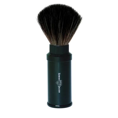 Edwin Jagger Shaving Brushes Synthetic Travel Shaving Brush Black Ref.PPS-21M536 1Stuks