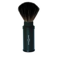 Edwin Jagger Shaving Brushes Synthetic Travel Shaving Brush Black Ref.PPS-21M536 1Stuks
