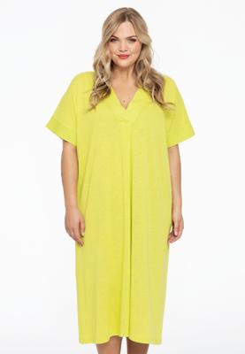 Yoek Jurk wijd COCOON | Groen | Maat 54/56
