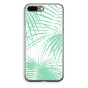 Palmbladeren: iPhone 8 Plus Transparant Hoesje