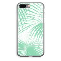 Palmbladeren: iPhone 8 Plus Transparant Hoesje
