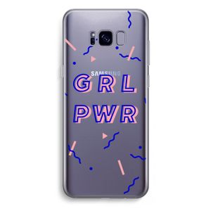 GRL PWR: Samsung Galaxy S8 Plus Transparant Hoesje