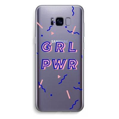 GRL PWR: Samsung Galaxy S8 Plus Transparant Hoesje