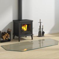 Glasplaat openhaard zeshoekig 120x50 cm Glasplaat openhaard zeshoekig 120x50 cm