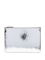 Maison Margiela pochette à détails de coutures - Argent