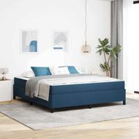 Boxspring bed Blauw en Zwart 180 x 200 cm