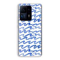 Blauwe golven: Xiaomi Mi Mix 4 Transparant Hoesje