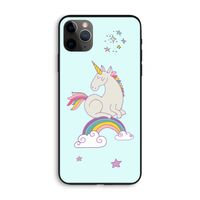 Regenboog eenhoorn: iPhone 11 Pro Max Biologisch afbreekbaar hoesje