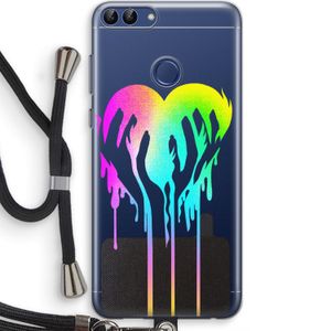 Hold My Heart: Huawei P Smart (2018) Transparant Hoesje met koord