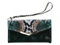 Mobilize Mobilize 2in1 Gelly Velvet Clutch for Apple iPhone X/Xs Green Snake