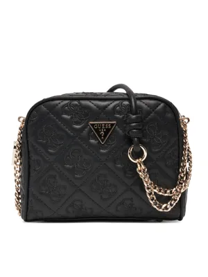 Guess Adelasia Camera Schoudertas Dames Zwart - Maat One Size - Kleur: Zwart | Soccerfanshop