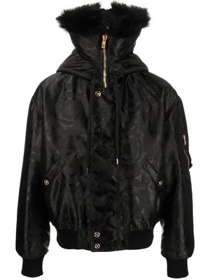Versace veste à imprimé baroque - Noir