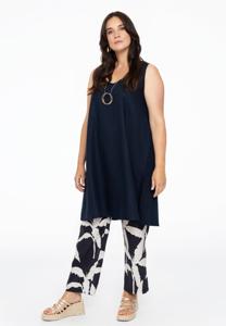 Yoek Jurk A-lijn | Blauw | Maat 50/52