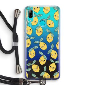 Citroenen: Huawei P Smart (2019) Transparant Hoesje met koord