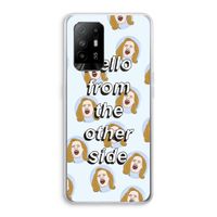 Hello: Oppo A94 5G Transparant Hoesje