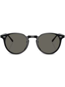 Oliver Peoples lunettes de soleil teintées à monture ronde - Noir