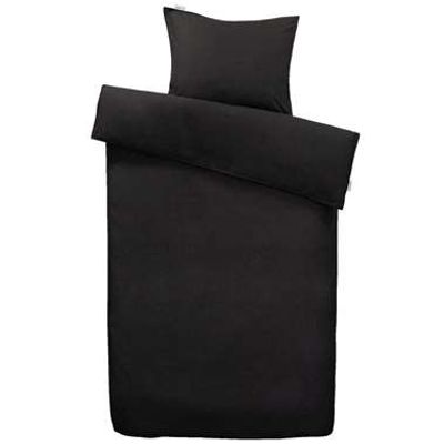 Ambiante dekbedovertrek Katoen - zwart - 140x200/220 cm
