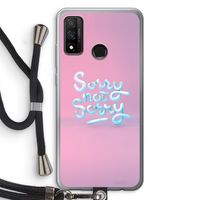 Sorry not sorry: Huawei P Smart (2020) Transparant Hoesje met koord