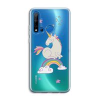 Regenboog eenhoorn: Huawei P20 Lite (2019) Transparant Hoesje