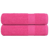 VidaXL Handdoeken 2 st 50x100 cm 360 g/m² 100% katoen roze
