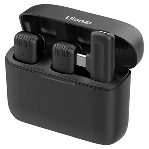 Ulanzi J12 Draadloze microfoonset met twee zenders voor USB-C
