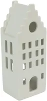 Countryfield theelichthouder keramiek heritage 7x6x17cm wit