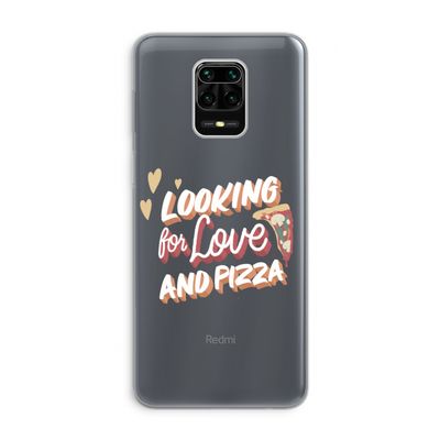 Pizza is the answer: Xiaomi Redmi Note 9 Pro Transparant Hoesje