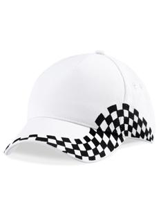 Beechfield CB159 Grand Prix Cap - White - One Size