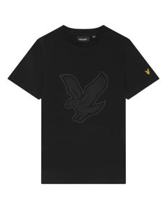 Lyle & Scott T-shirt graphic eagle - Z865 Jet zwart