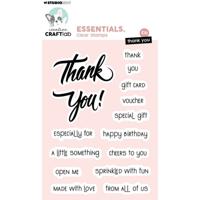 Creative Craftlab • clear stamps thank you essentials