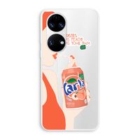 Peach please!: Huawei P50 Transparant Hoesje
