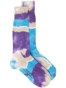 Suicoke chaussettes à motif tie dye - Multicolore