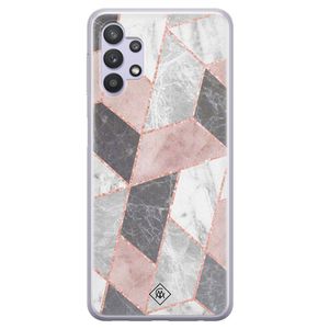 Samsung Galaxy A32 5G siliconen hoesje - Stone grid