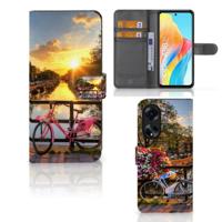 OPPO A98 5G | Flip Cover | Amsterdamse Grachten | Portemonnee hoesje
