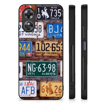 OPPO A17 Silicone Back Case Kentekenplaten