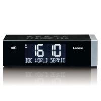 LENCO CR-640BK - Stereo FM Wekkerradio met radiogestuurde klok en AUX-ingang - Wit