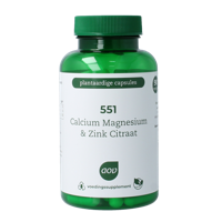 AOV 551 Calcium magnesium & zink citraat 90 Vegetarische capsules