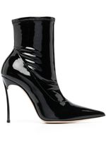 Casadei bottines Super Blade Ultravox 100 mm - Noir