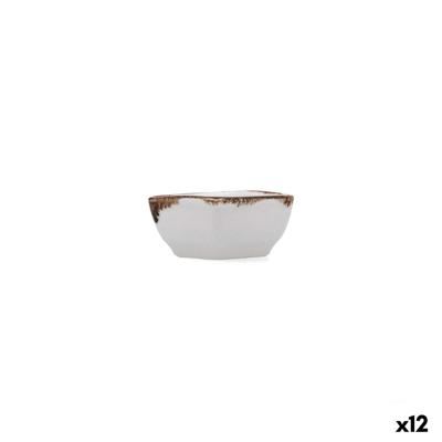 Aperitiefschaaltje Bidasoa Orion Hydrozero Wit Keramisch 8 x 8,5 cm (12 Stuks)
