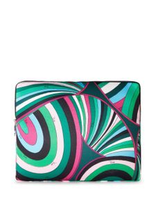 PUCCI pochette d'ordinateur à imprimé Marmo - Vert