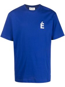 Etudes t-shirt à logo appliqué - Bleu