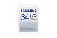 Samsung EVO Plus 64GB SDXC SD-Kaart Wit Samsung EVO Plus 64GB SDXC SD-Kaart Wit