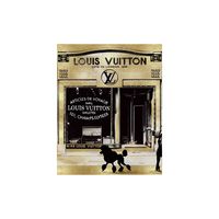 Glasschilderij - Louis Vuitton Etalage - 60 x 80 x 0,4 cm